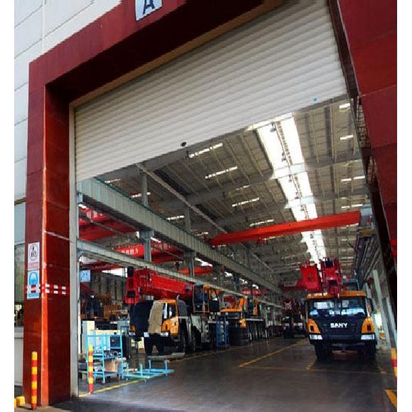 Viwanda Windproof Roller Shutter mlango